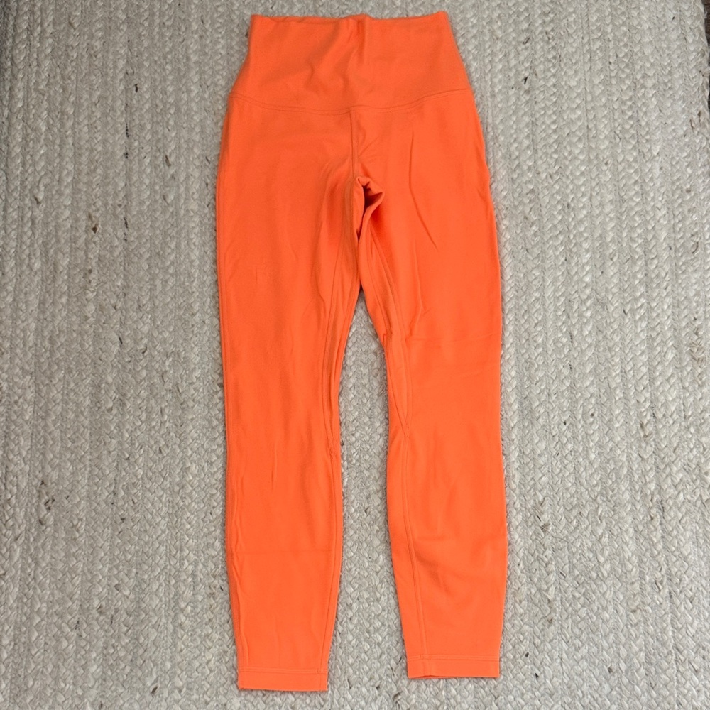 lululemon athletica Orange Leggings
